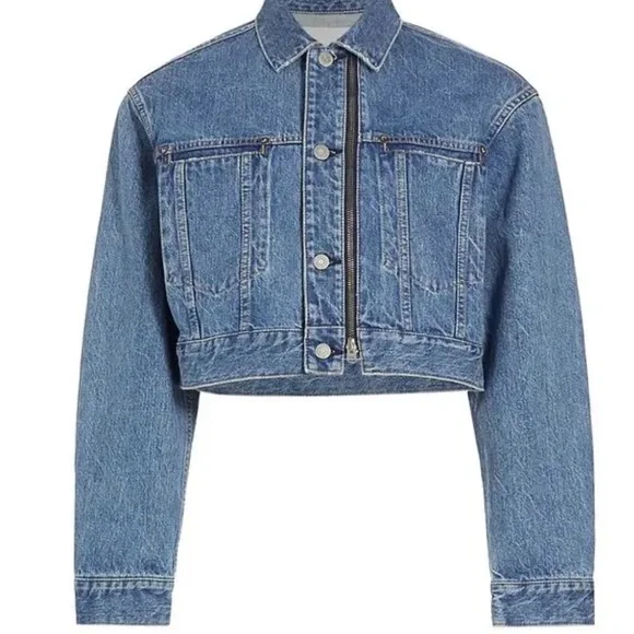 Moussy Vintage Blue Denim Jean Jacket - Picture 3 of 14